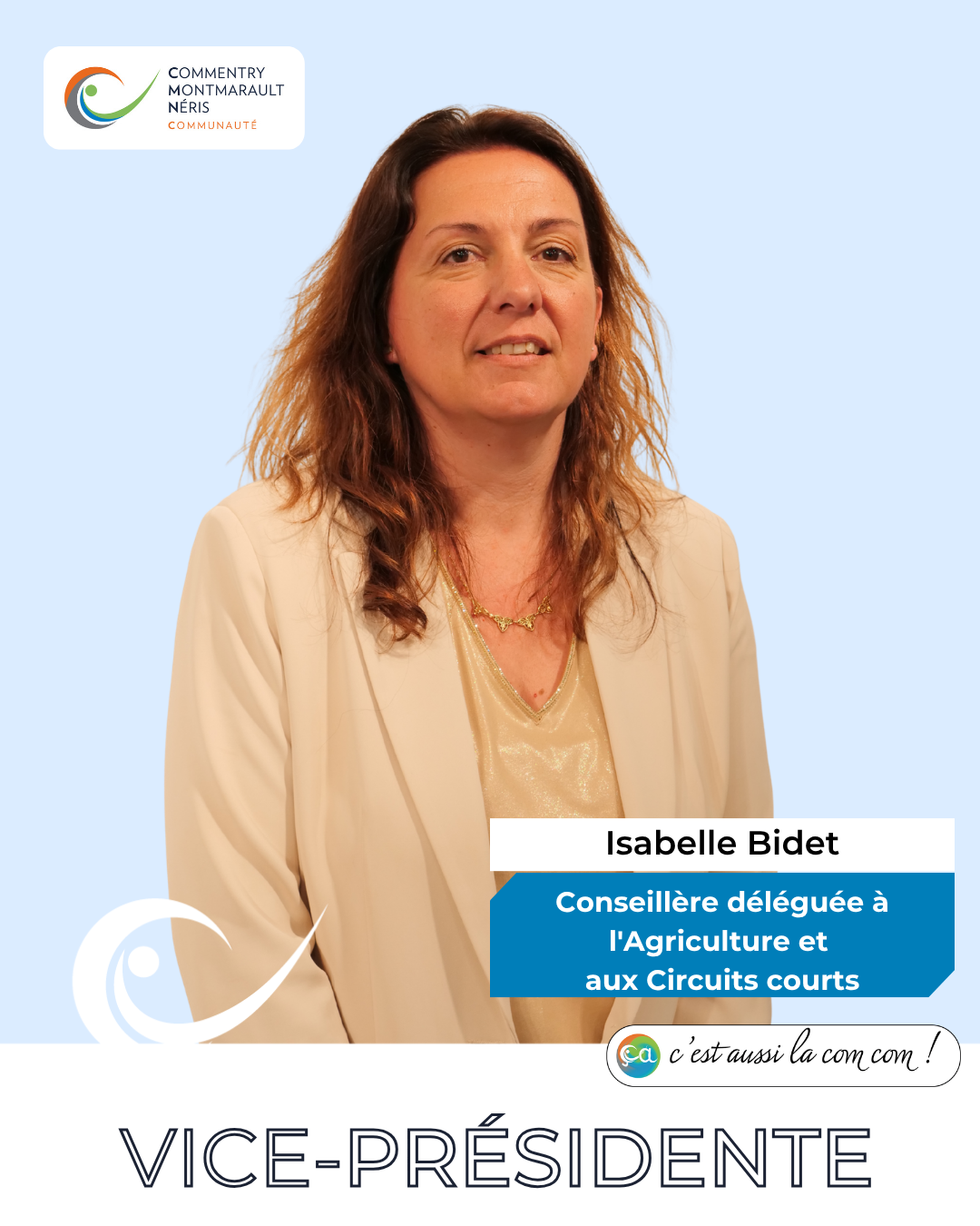 Isabelle Bidet maire CMNC